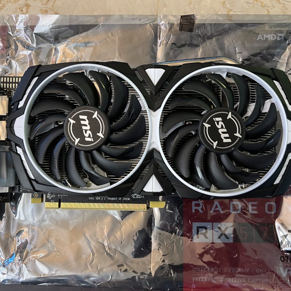 MSI Armor AMD Radeon RX570 8GB OC Edition GPU (EUC) - Picture 2 of 2